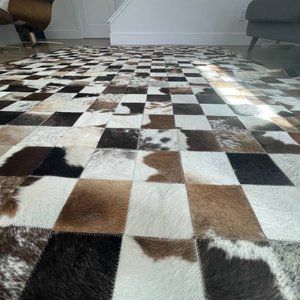 Handcrafted Brazilian Cowhide Rug 115" x 76 1/4" - 399.00
